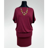 Sukienka Dajana - maxi tunika kimono krótki rękaw